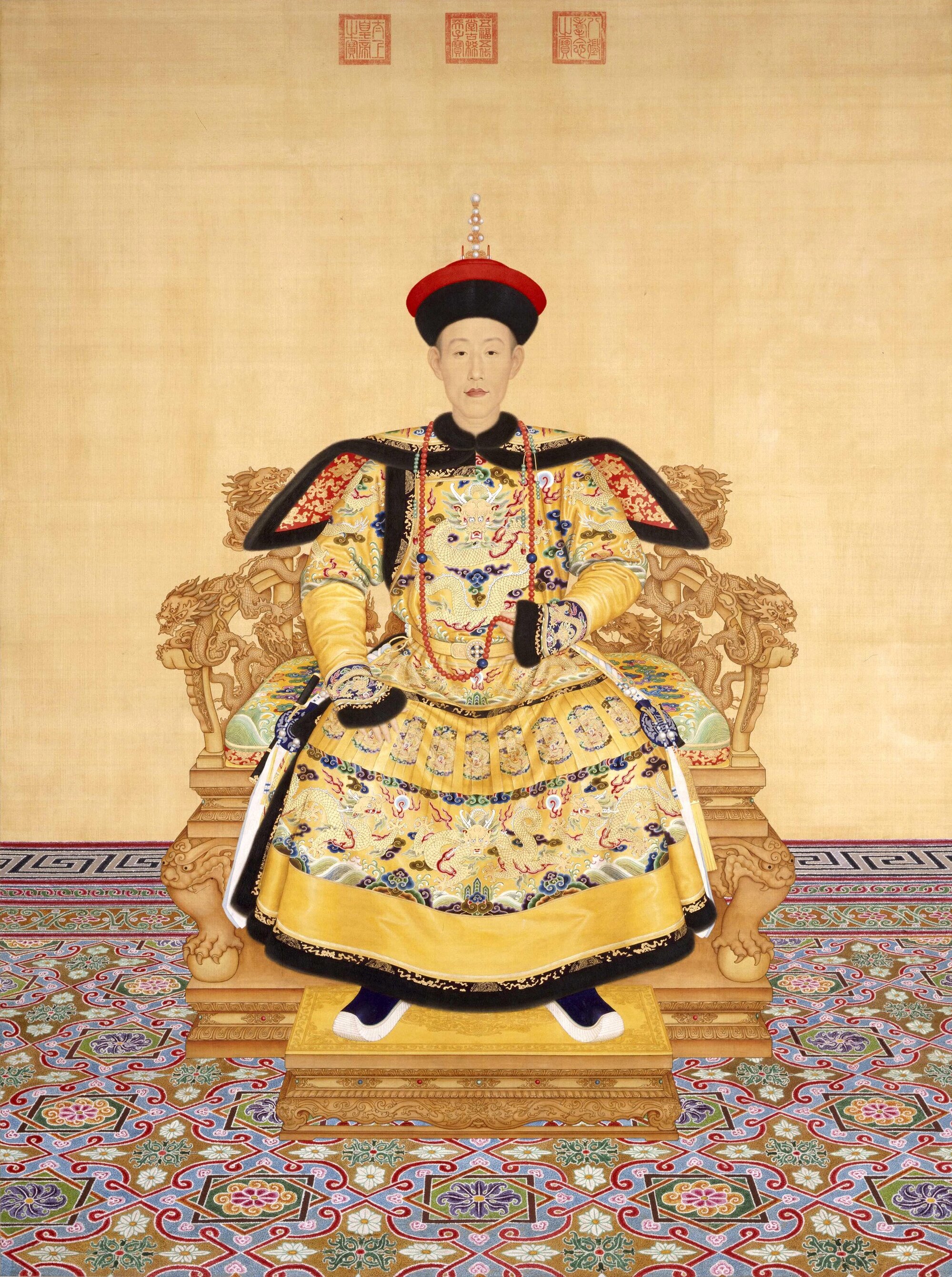 清高宗乾隆皇帝朝服像/Portrait of Qianlong