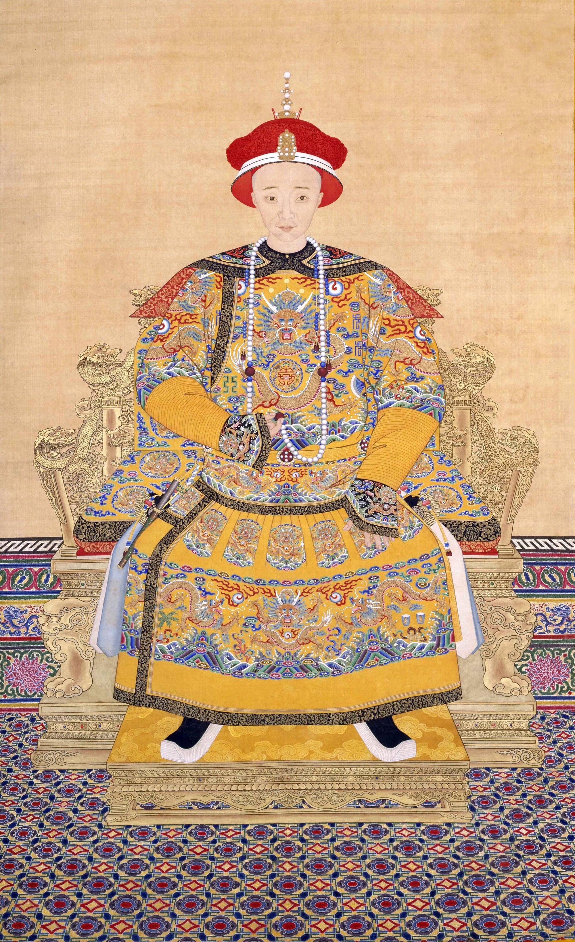 清文宗咸丰皇帝朝服像/Portrait of Xianfeng