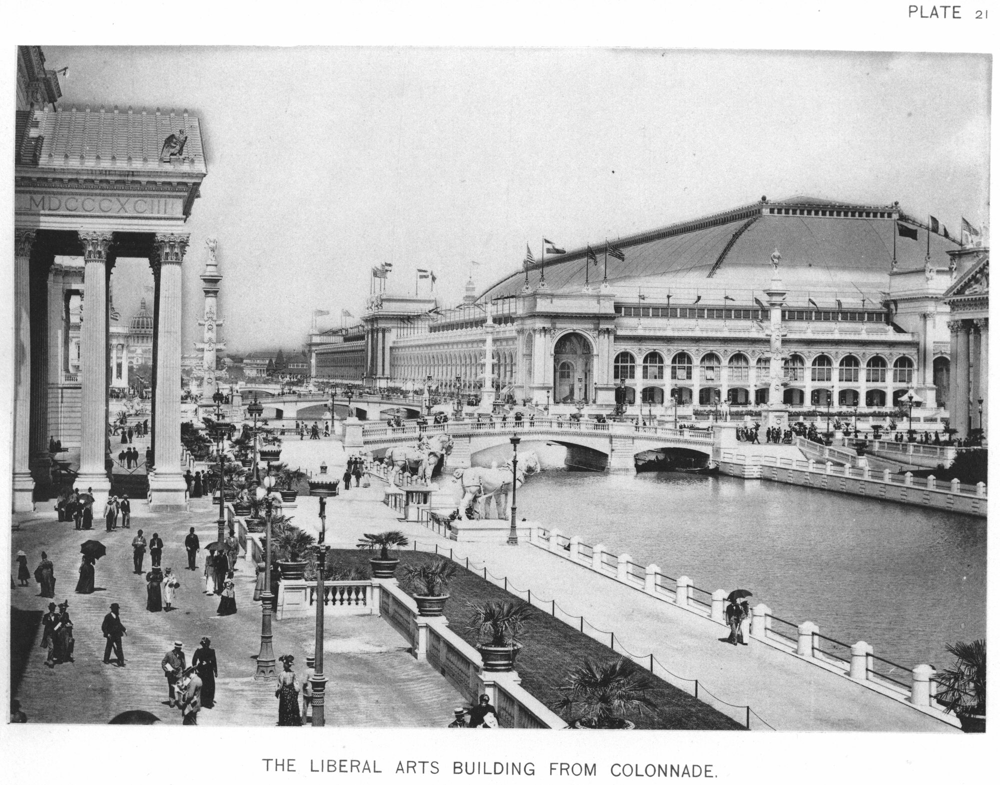 The Liberal Arts Building from Colonnade