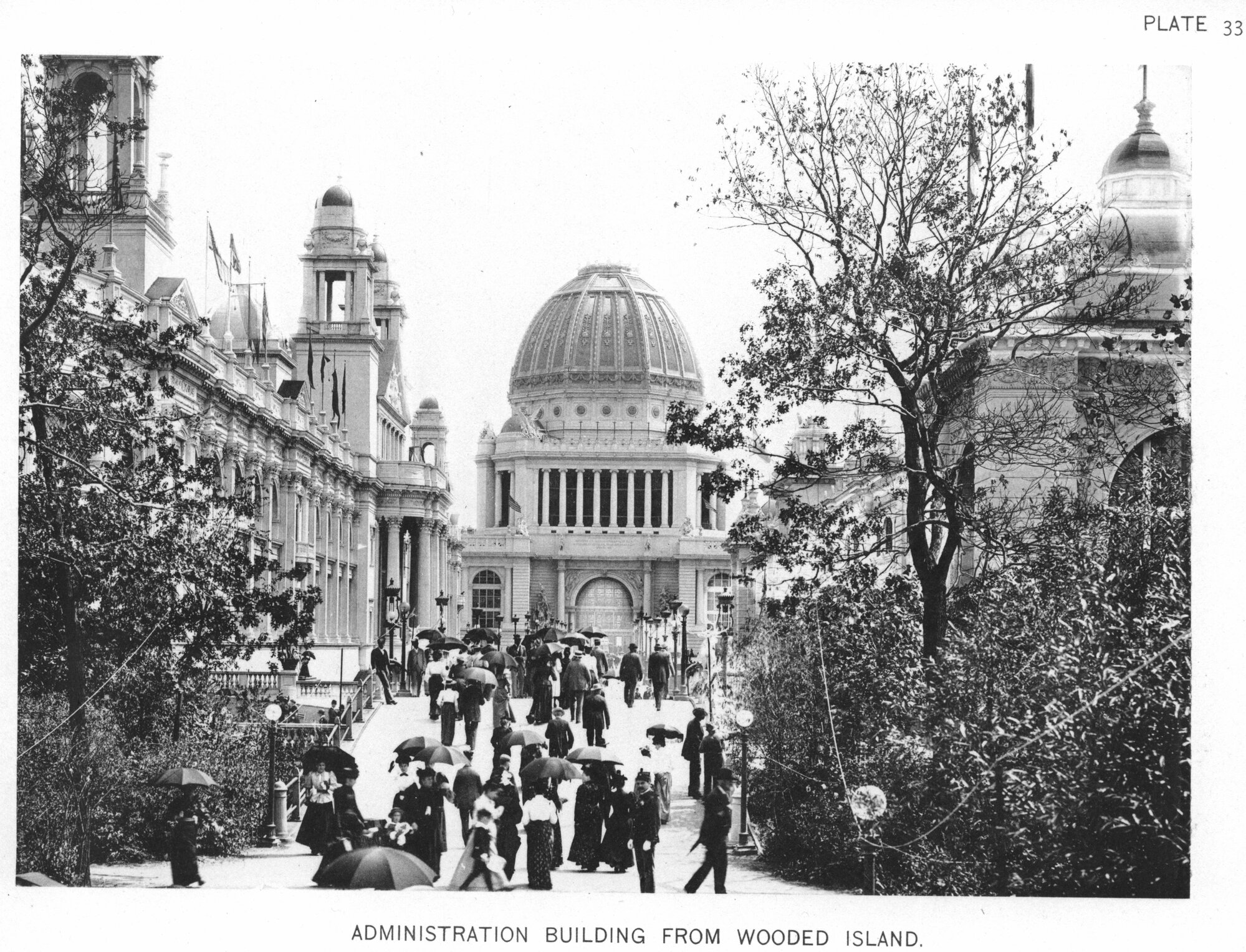 Administration Building from Wooded Island