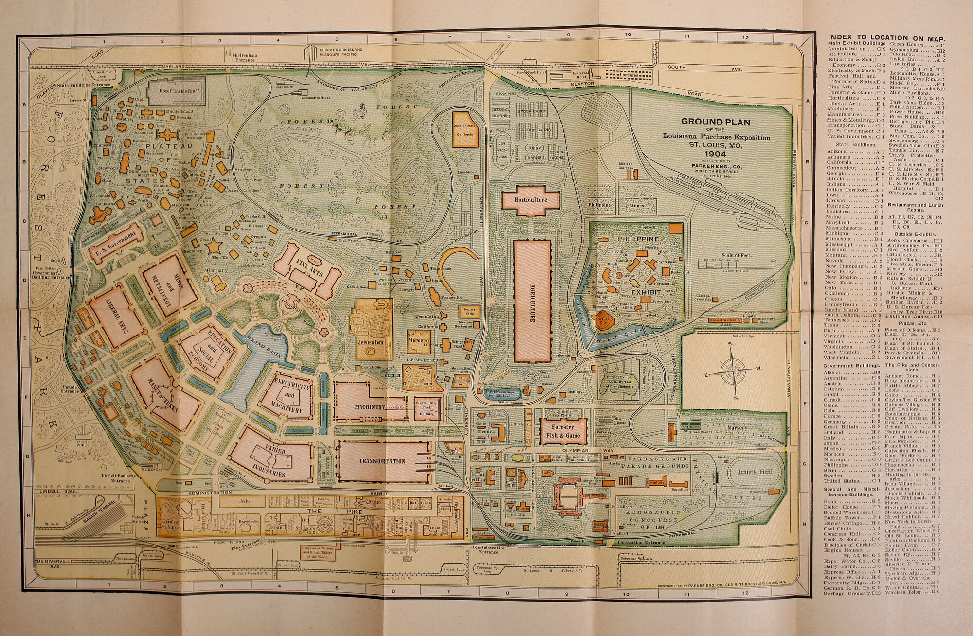 The Piker and World's Fair Guide Map