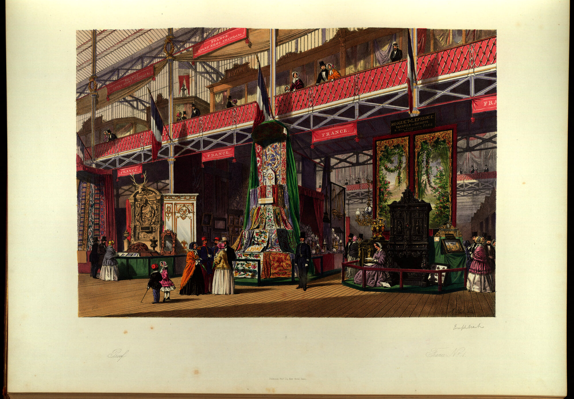 Image 1 - France Exhibits Album (Great Exhibition of 1851)