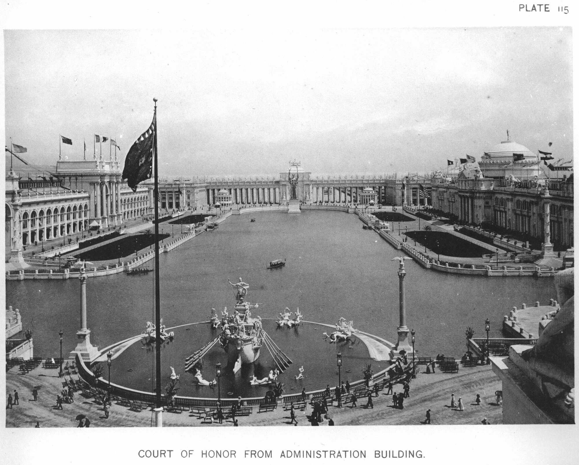 Court of Honor from Administration Building