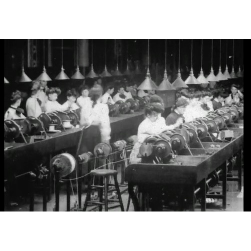 Girls Winding Armatures, 1904