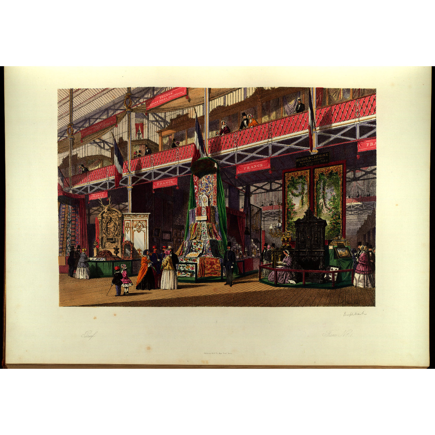 France Exhibits Parent-Child Album (Great Exhibition of 1851)