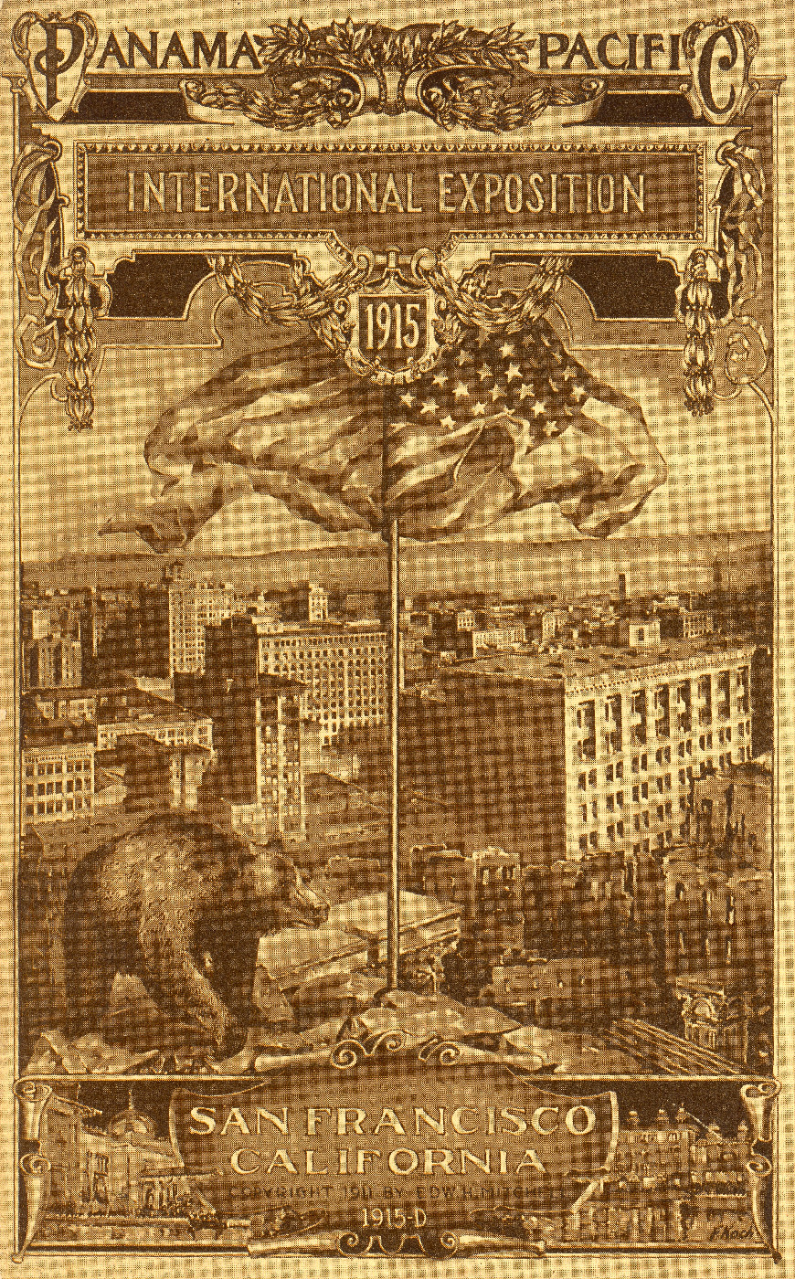 Panama Pacific International Exposition postcard 1915

No known restrictions on publication.

https://www.loc.gov/pictures/item/2008681154/